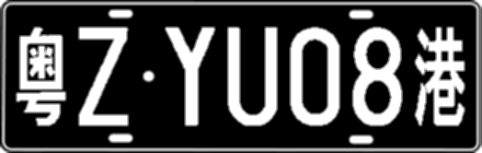 粤ZYU08港