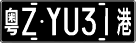 粤ZYU31港